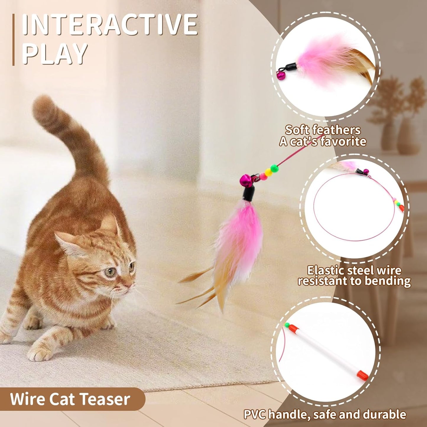 TunnelCat (Kit de 25 juguetes para gato)