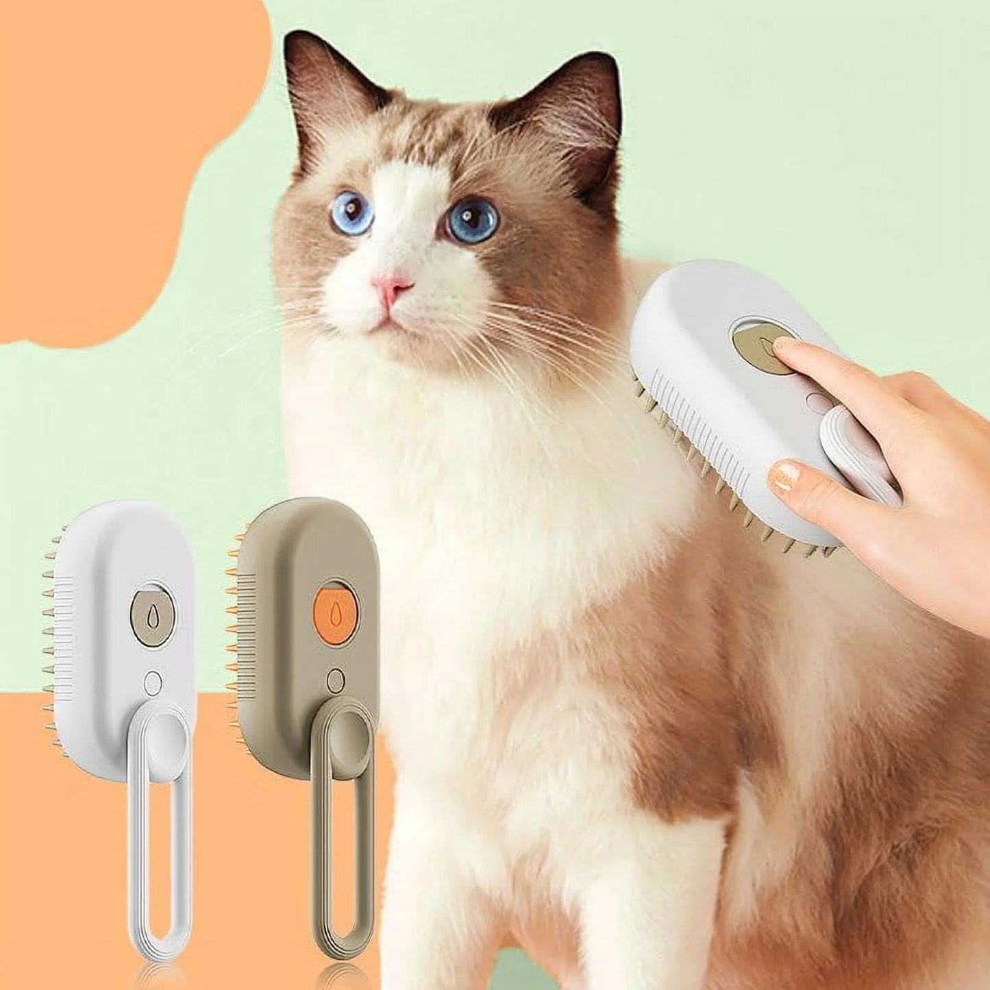 Peluska (Cepillo vaporizador para mascotas)