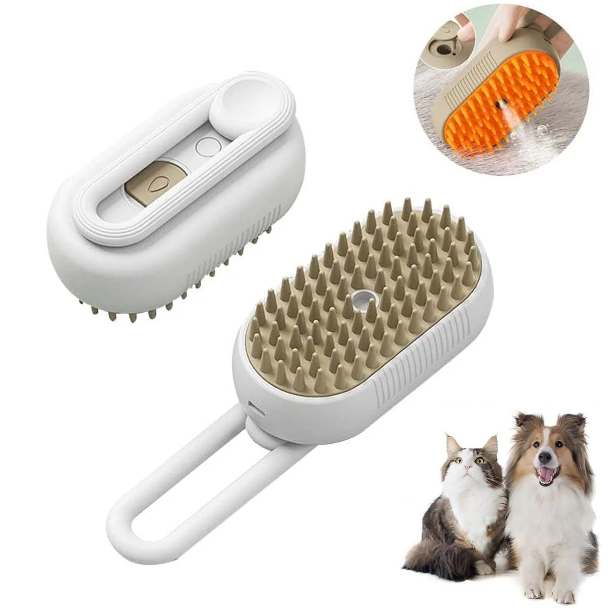 Peluska (Cepillo vaporizador para mascotas)