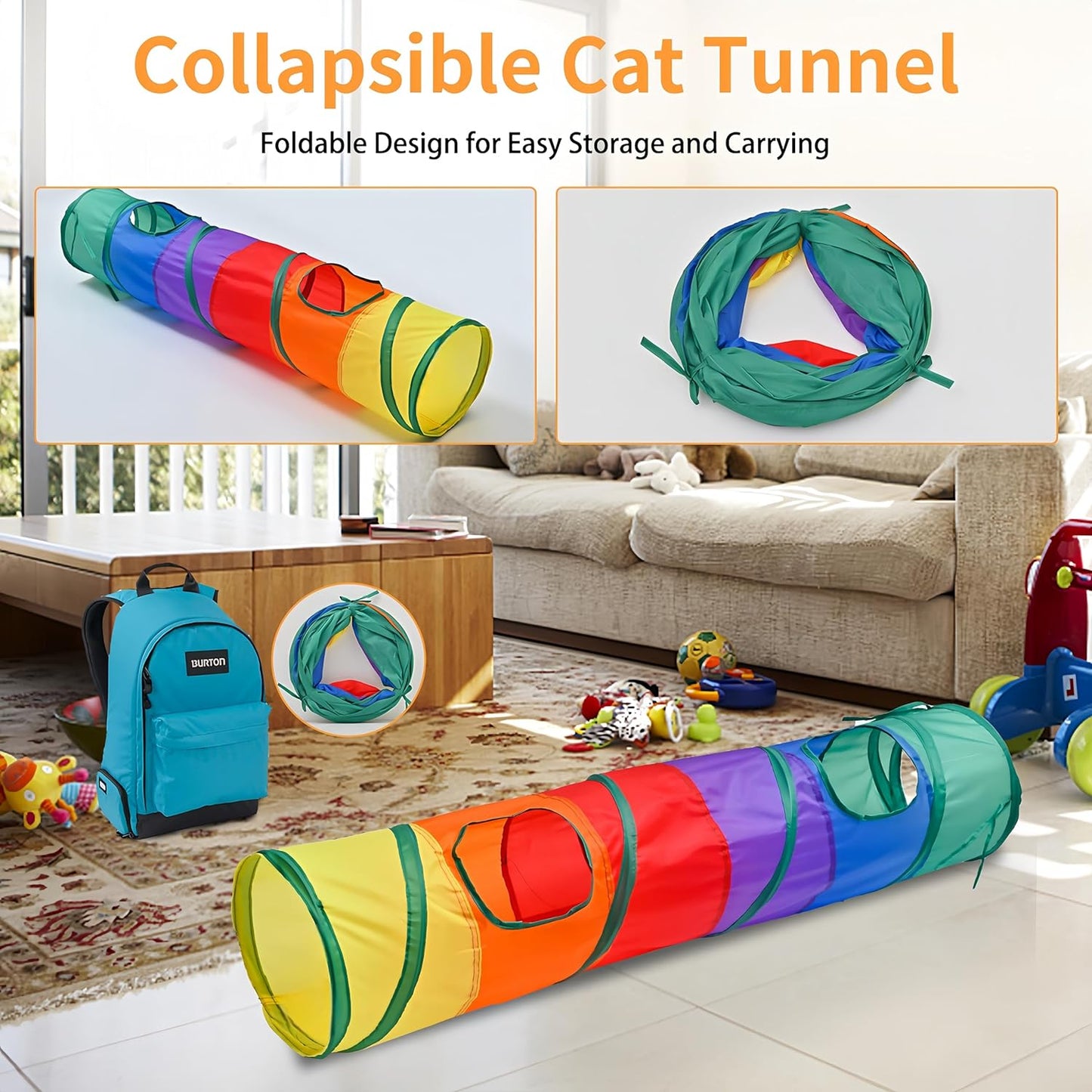 TunnelCat (Kit de 25 juguetes para gato)