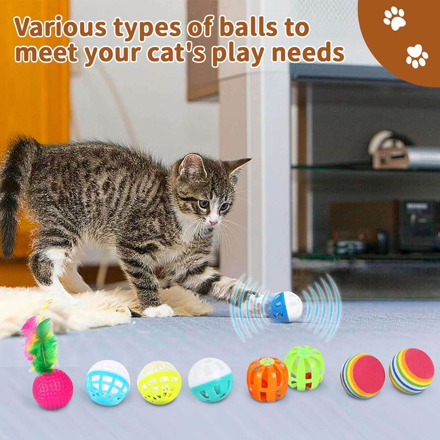 TunnelCat (Kit de 25 juguetes para gato)